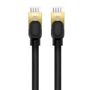 Hurtownia GSM - Hálózati kábel Baseus kat. 8 Ethernet RJ45, 40Gbps, 3m (fekete) - BSU4680 - {ean13} - Hurt