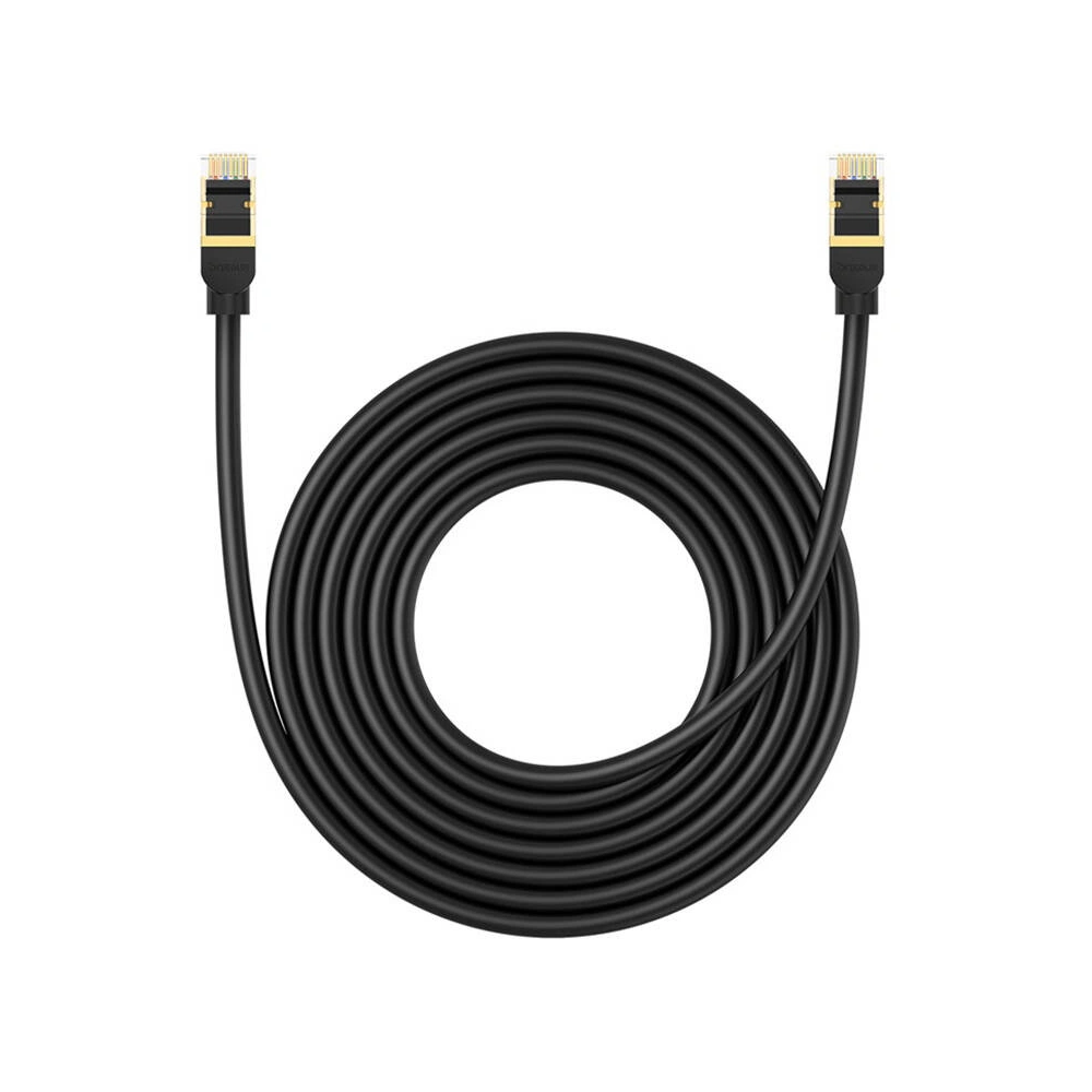 Hurtownia GSM - Cablul de rețea Baseus cat. 8 Ethernet RJ45, 40Gbps, 5m (negru) - BSU4681 - {ean13} - Hurt