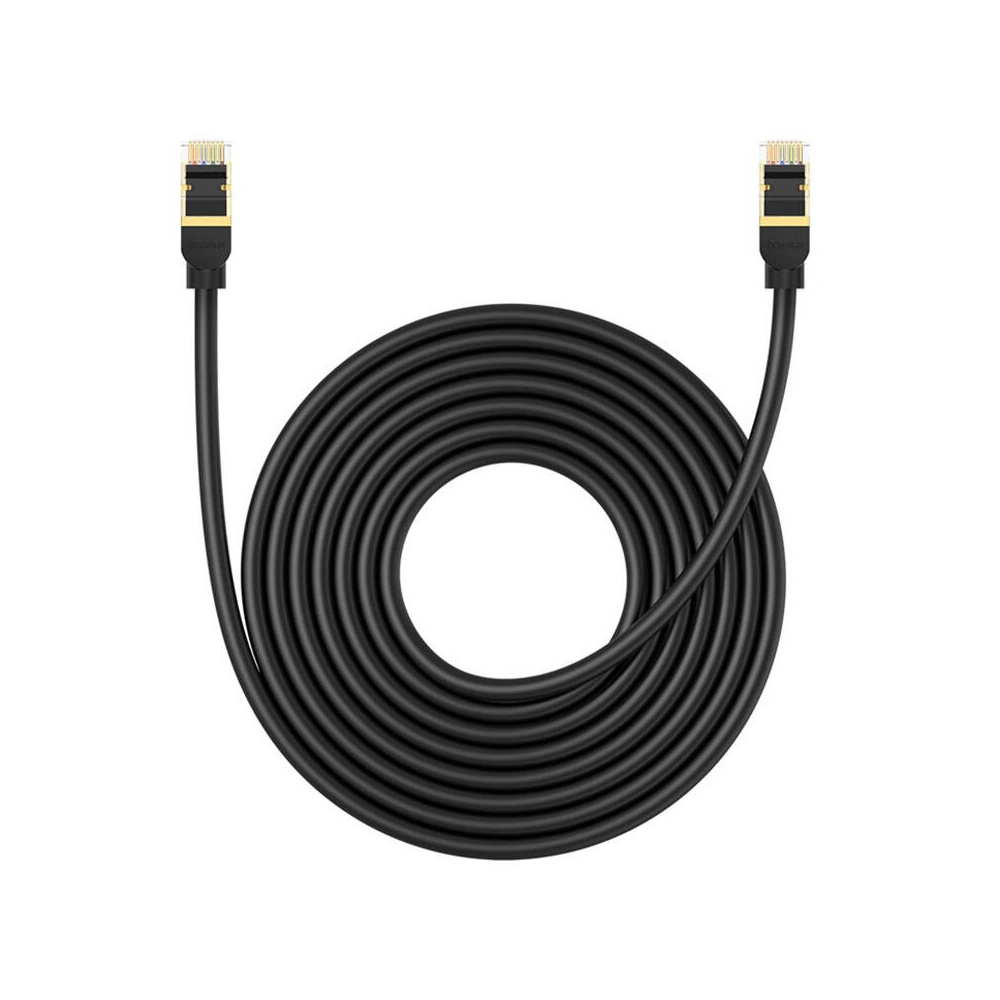 Hurtownia GSM - Hálózati kábel Baseus kat. 8 Ethernet RJ45, 40Gbps, 8m (fekete) - BSU4682 - {ean13} - Hurt
