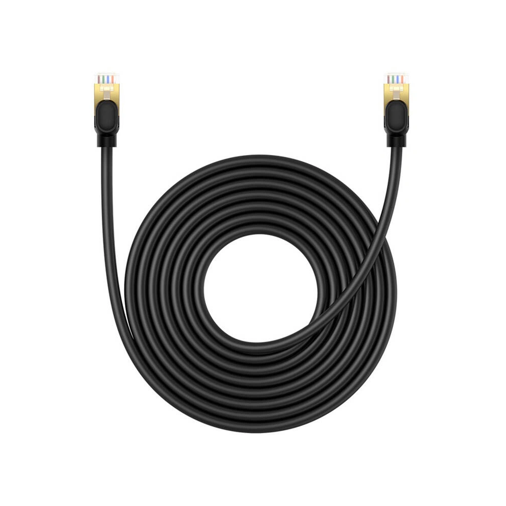 Hurtownia GSM - Hálózati kábel Baseus kat. 8 Ethernet RJ45, 40Gbps, 8m (fekete) - BSU4682 - {ean13} - Hurt