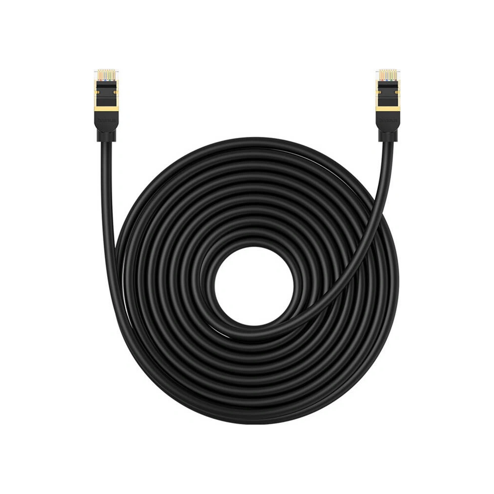 Hurtownia GSM - Cablul de rețea Baseus cat. 8 Ethernet RJ45, 40Gbps, 10m (negru) - BSU4683 - {ean13} - Hurt