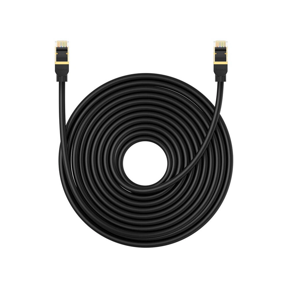 Hurtownia GSM - Cablul de rețea Baseus cat. 8 Ethernet RJ45, 40Gbps, 15m (negru) - BSU4684 - {ean13} - Hurt
