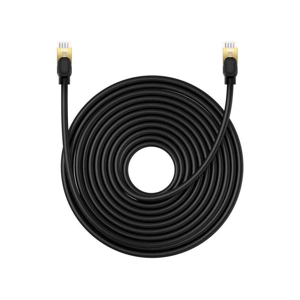 Hurtownia GSM - Hálózati kábel Baseus kat. 8 Ethernet RJ45, 40Gbps, 15m (fekete) - BSU4684 - {ean13} - Hurt