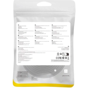 Hurtownia GSM - Hálózati kábel Baseus kat. 8 Ethernet RJ45, 40Gbps, 15m (fekete) - BSU4684 - {ean13} - Hurt