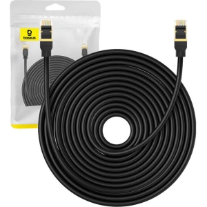 Hurtownia GSM - Hálózati kábel Baseus kat. 8 Ethernet RJ45, 40Gbps, 20m (fekete) - BSU4685 - {ean13} - Hurt