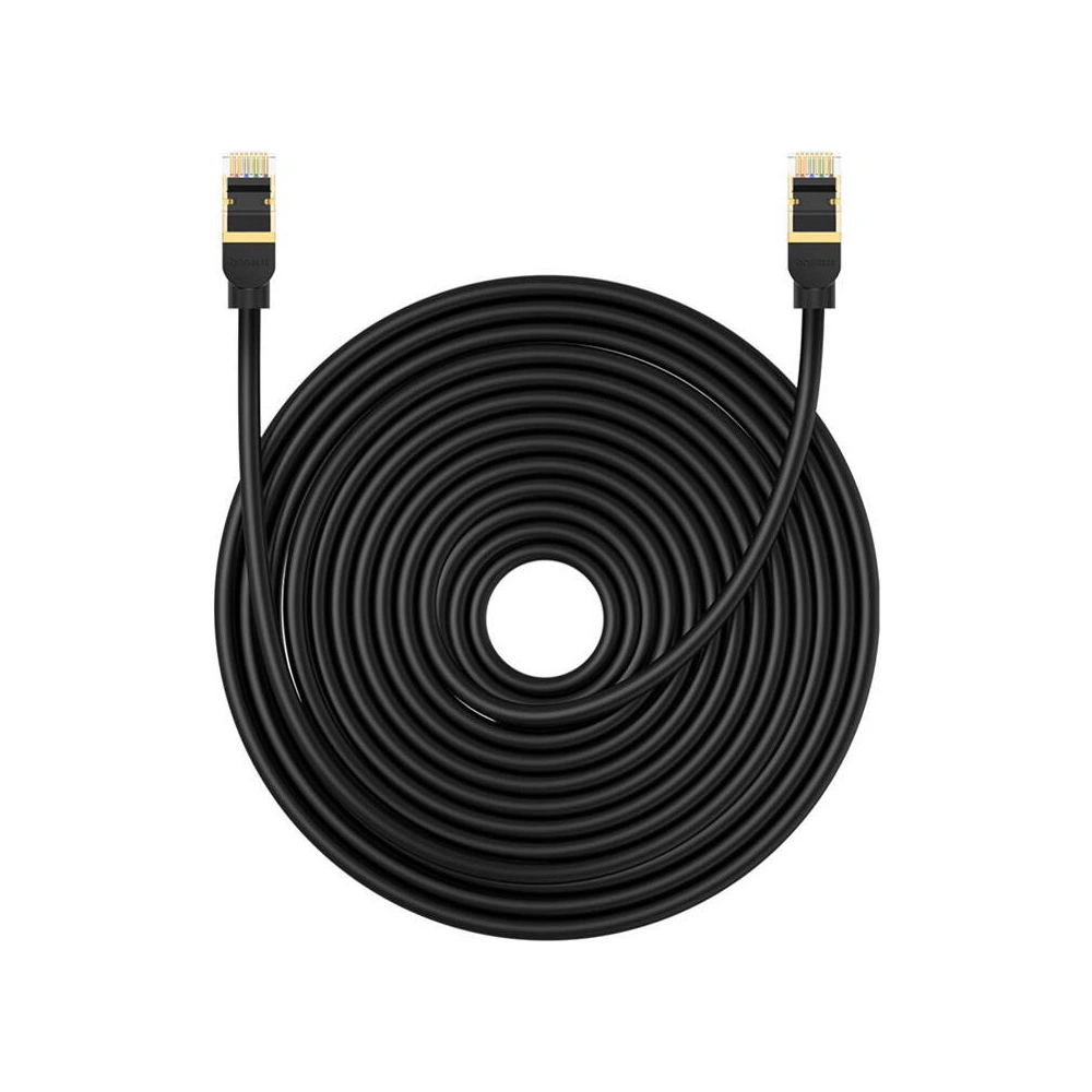 Hurtownia GSM - Cablul de rețea Baseus cat. 8 Ethernet RJ45, 40Gbps, 20m (negru) - BSU4685 - {ean13} - Hurt