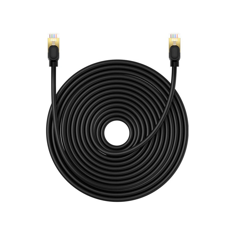 Hurtownia GSM - Kabel síťový Baseus kat. 8 Ethernet RJ45, 40Gbps, 20m (černý) - BSU4685 - {ean13} - Hurt