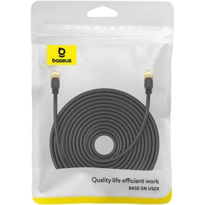 Hurtownia GSM - Hálózati kábel Baseus kat. 8 Ethernet RJ45, 40Gbps, 20m (fekete) - BSU4685 - {ean13} - Hurt