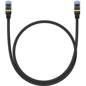 Wholesale Baseus braided cat 7 Ethernet RJ45, 10Gbps, 0.5m network cable (black) - BSU4686 - {ean13} - Hurt