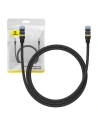 Kabel síťový Baseus v opletu kat. 7 Ethernet RJ45, 10Gbps, 1m (černý)