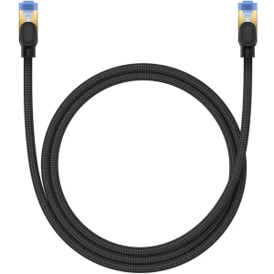 Hurtownia GSM - Hálózati kábel Baseus kategória 7-es Ethernet RJ45, 10Gbps, 1m (fekete) - BSU4687 - {ean13} - Hurt