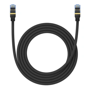 Wholesale Baseus braided cat 7 Ethernet RJ45, 10Gbps, 2m network cable (black) - BSU4689 - {ean13} - Hurt