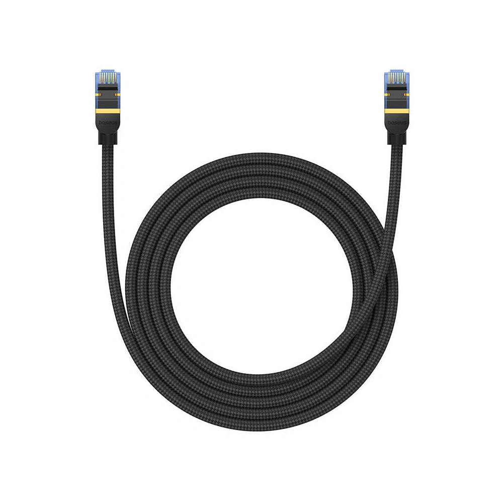 Hurtownia GSM - Netzwerkkabel Baseus im geflochtenen Kat. 7 Ethernet RJ45, 10Gbps, 2m (schwarz) - BSU4689 - {ean13} - Hurt