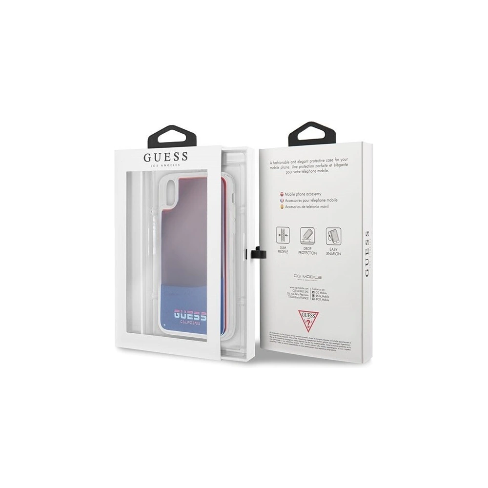 Hurtownia GSM - Etui Guess GUHCI61GLCRE Apple iPhone XR červený/red hard case California Glow in the dark - GUE047RED - {ean13} - Hurt
