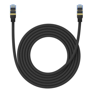 Wholesale Baseus braided cat 7 Ethernet RJ45, 10Gbps, 3m network cable (black) - BSU4690 - {ean13} - Hurt