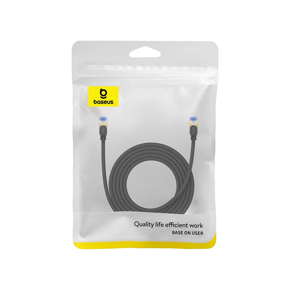 Hurtownia GSM - Cablul de rețea Baseus în împletitură cat. 7 Ethernet RJ45, 10Gbps, 3m (negru) - BSU4690 - {ean13} - Hurt
