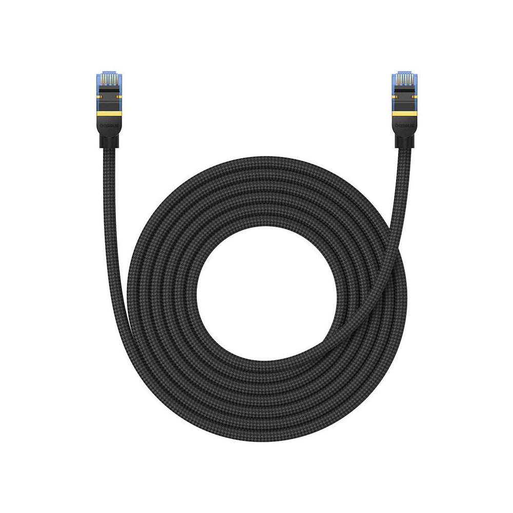 Hurtownia GSM - Cablul de rețea Baseus în împletitură cat. 7 Ethernet RJ45, 10Gbps, 5m (negru) - BSU4691 - {ean13} - Hurt