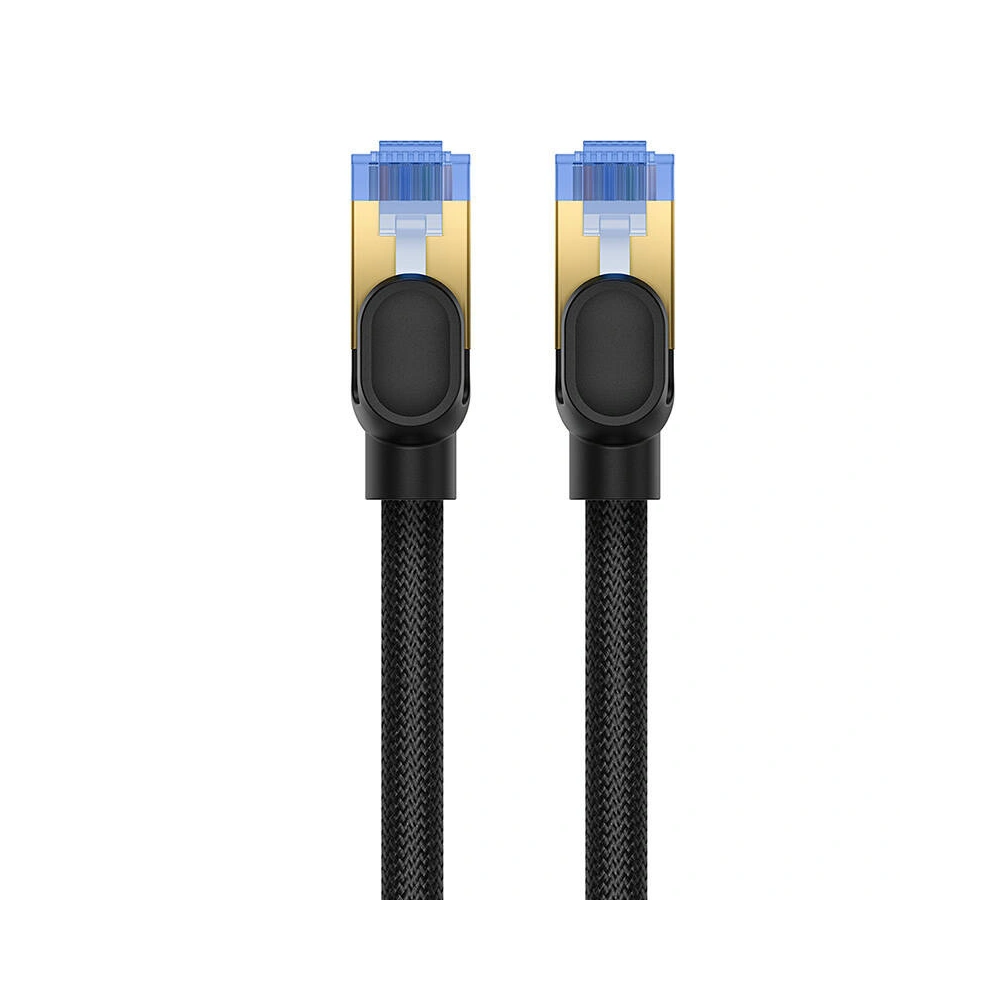 Hurtownia GSM - Kabel síťový Baseus v opletu kat. 7 Ethernet RJ45, 10Gbps, 8m (černý) - BSU4692 - {ean13} - Hurt