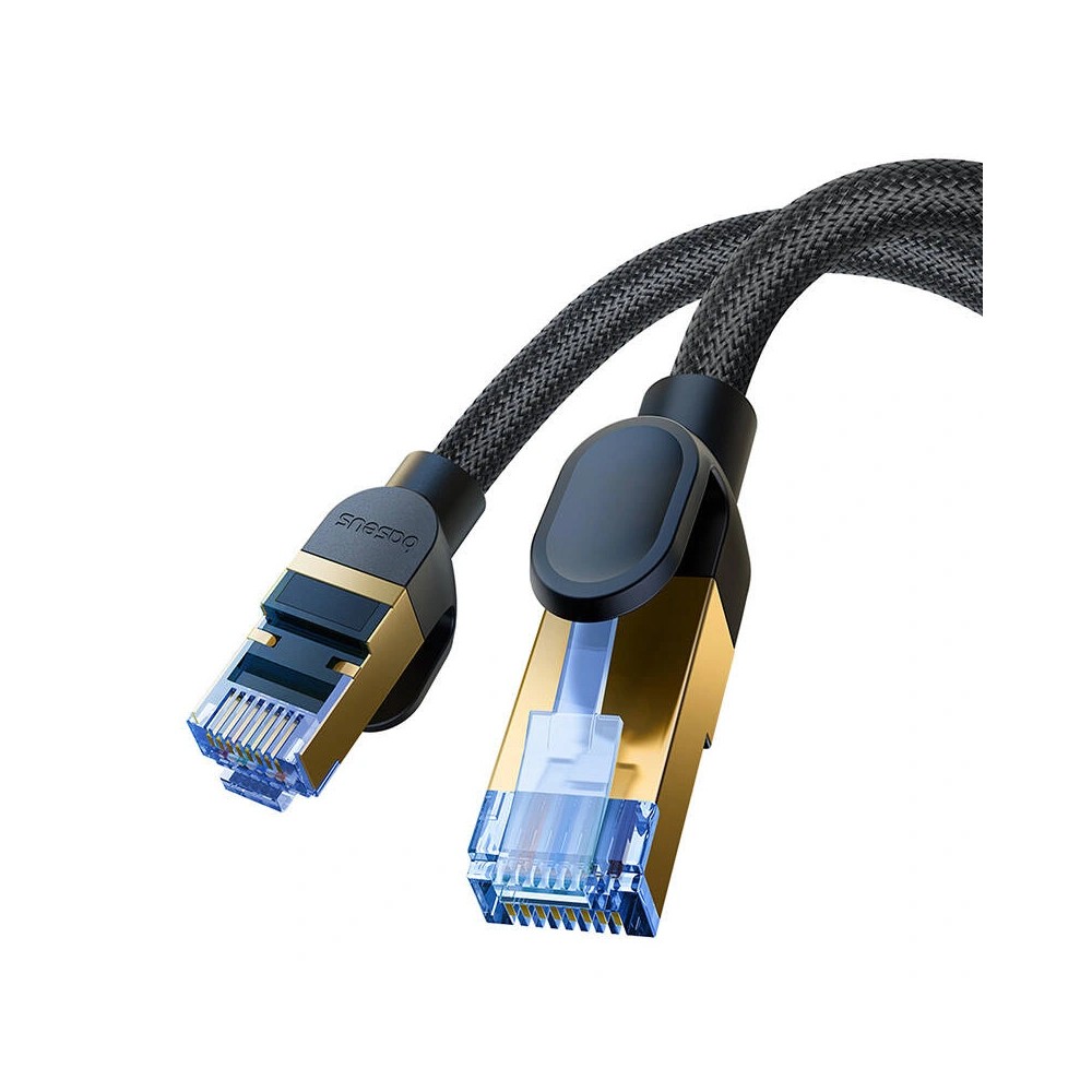 Hurtownia GSM - Netzwerkkabel Baseus im Gewebe Kat. 7 Ethernet RJ45, 10Gbps, 8m (schwarz) - BSU4692 - {ean13} - Hurt