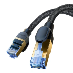 Hurtownia GSM - Hálózati kábel Baseus 7. kategóriás RJ45 Ethernet, 10Gbps, 10m (fekete) - BSU4693 - {ean13} - Hurt