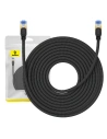 Kabel síťový Baseus v opletu kat. 7 Ethernet RJ45, 10Gbps, 15m (černý)
