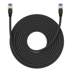 Wholesale Baseus braided cat 7 Ethernet RJ45, 10Gbps, 15m network cable (black) - BSU4694 - {ean13} - Hurt
