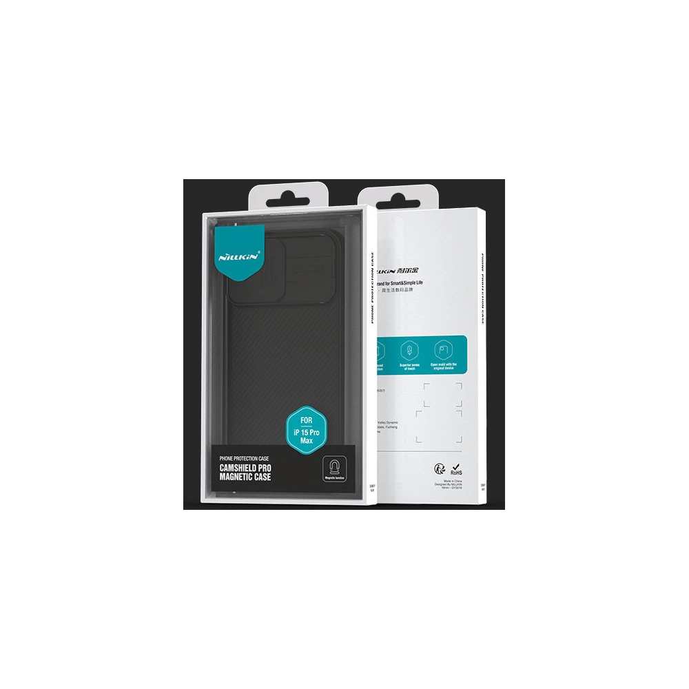 Hurtownia GSM - Etui Nillkin CamShield Pro Magnetic Case Apple iPhone 15 Pro Max fialové - NLK1262 - {ean13} - Hurt