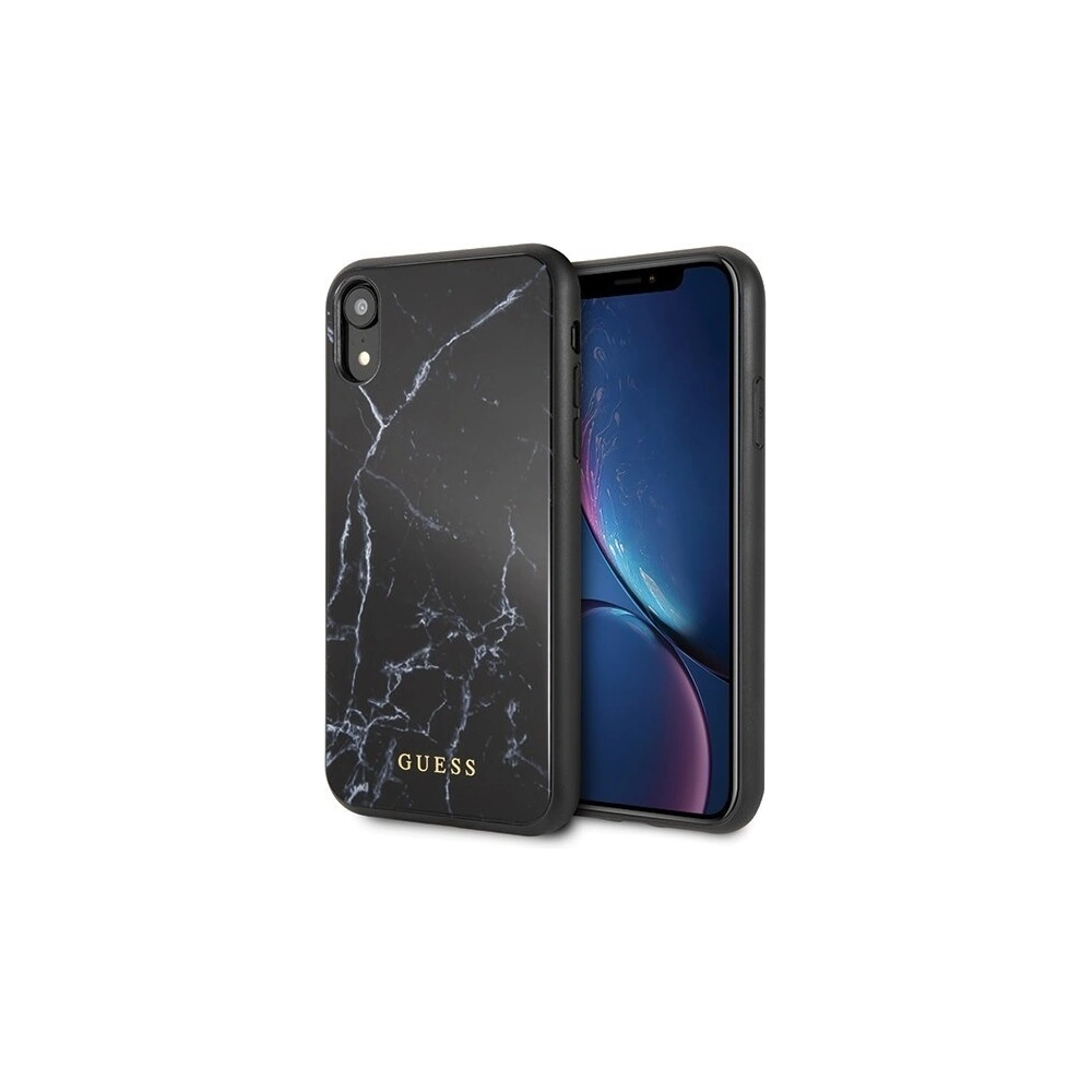Hurtownia GSM - Etui Guess GUHCI61HYMABK Apple iPhone XR černý /black Marble - GUE051BLK - {ean13} - Hurt