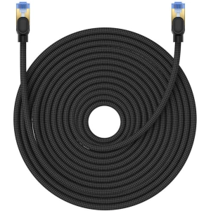 Wholesale Baseus braided cat 7 Ethernet RJ45, 10Gbps, 25m network cable (black) - BSU4696 - {ean13} - Hurt