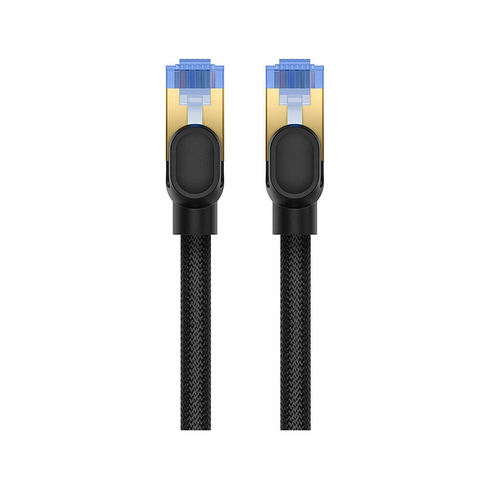 Hurtownia GSM - Kabel síťový Baseus v opletu kat. 7 Ethernet RJ45, 10Gbps, 25m (černý) - BSU4696 - {ean13} - Hurt