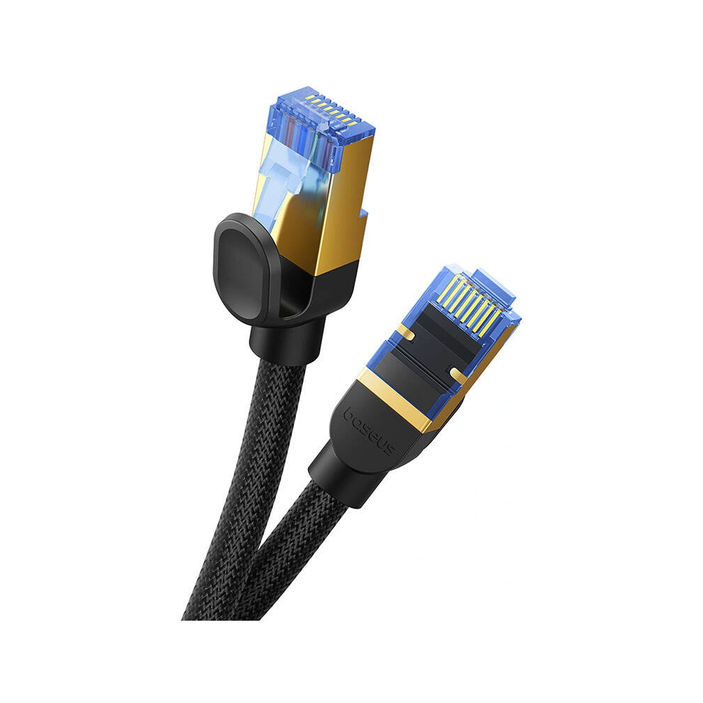 Hurtownia GSM - Kabel síťový Baseus v opletu kat. 7 Ethernet RJ45, 10Gbps, 25m (černý) - BSU4696 - {ean13} - Hurt