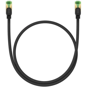 Wholesale Baseus braided cat 8 Ethernet RJ45 network cable, 40Gbps, 0.5m (black) - BSU4697 - {ean13} - Hurt