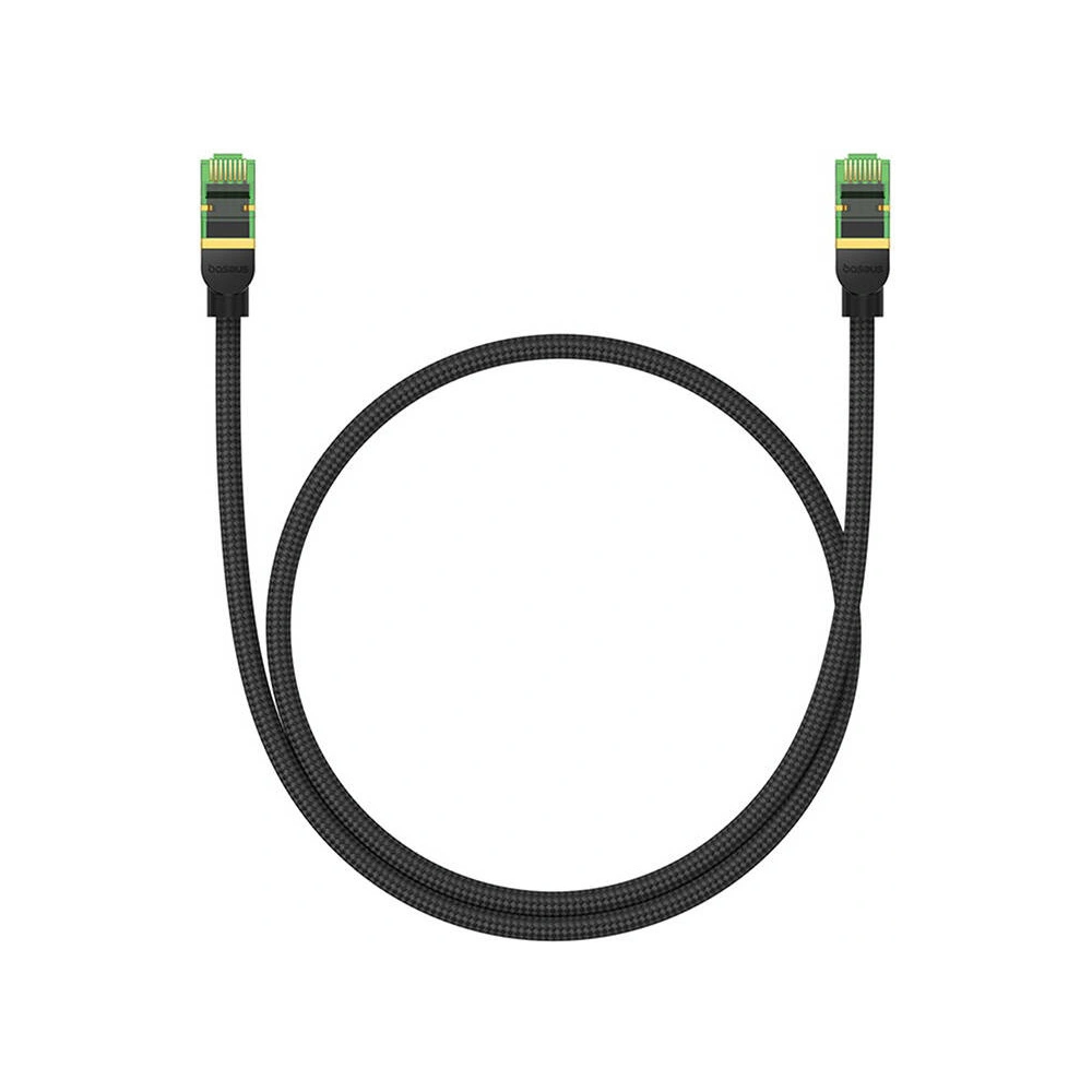Hurtownia GSM - Netzwerkkabel Baseus im geflochtenen Kat. 8 Ethernet RJ45, 40Gbps, 0,5m (schwarz) - BSU4697 - {ean13} - Hurt