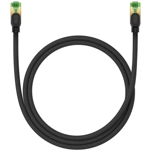 Hurtownia GSM - Cablul de rețea Baseus în împletitură cat. 8 Ethernet RJ45, 40Gbps, 1m (negru) - BSU4698 - {ean13} - Hurt