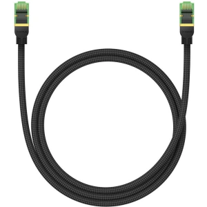 Hurtownia GSM - Hálózati kábel Baseus kategória 8-as fonattal, Ethernet RJ45, 40Gbps, 1m (fekete) - BSU4698 - {ean13} - Hurt