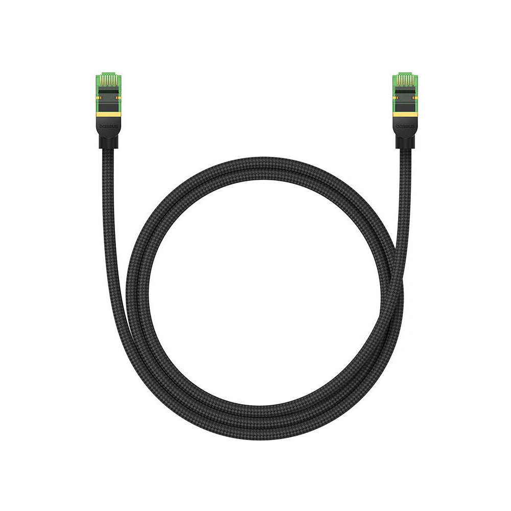 Hurtownia GSM - Netzwerkkabel Baseus im geflochtenen Design Kat. 8 Ethernet RJ45, 40Gbps, 1m (schwarz) - BSU4698 - {ean13} - Hurt