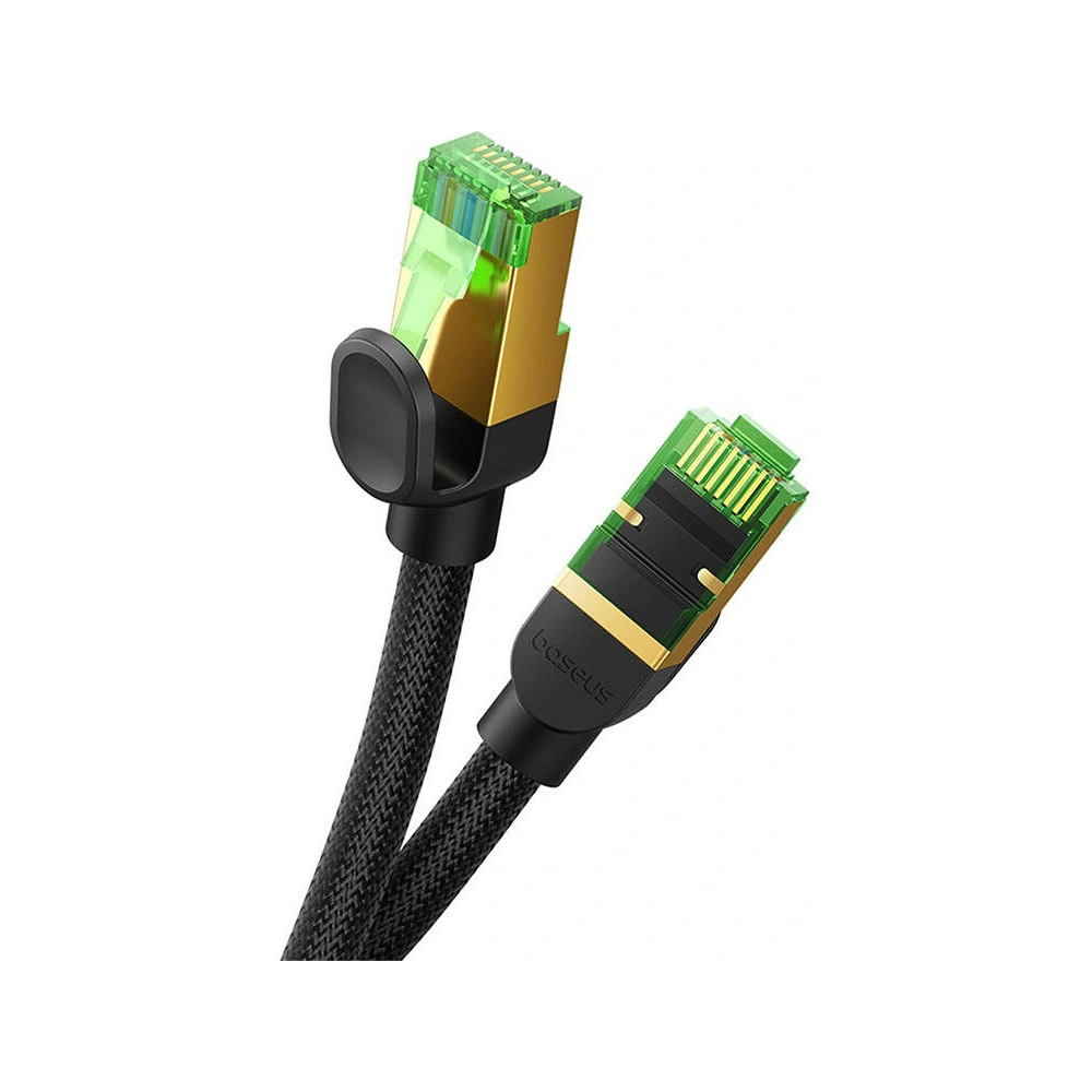 Hurtownia GSM - Netzwerkkabel Baseus im geflochtenen Design Kat. 8 Ethernet RJ45, 40Gbps, 1m (schwarz) - BSU4698 - {ean13} - Hurt