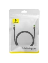 Hurtownia GSM - Kabel síťový Baseus v opletu kat. 8 Ethernet RJ45, 40Gbps, 1m (černý) - BSU4698 - {ean13} - Hurt