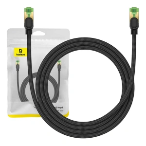 Wholesale Baseus braided cat 8 Ethernet RJ45 network cable, 40Gbps, 1,5m (black) - BSU4699 - {ean13} - Hurt