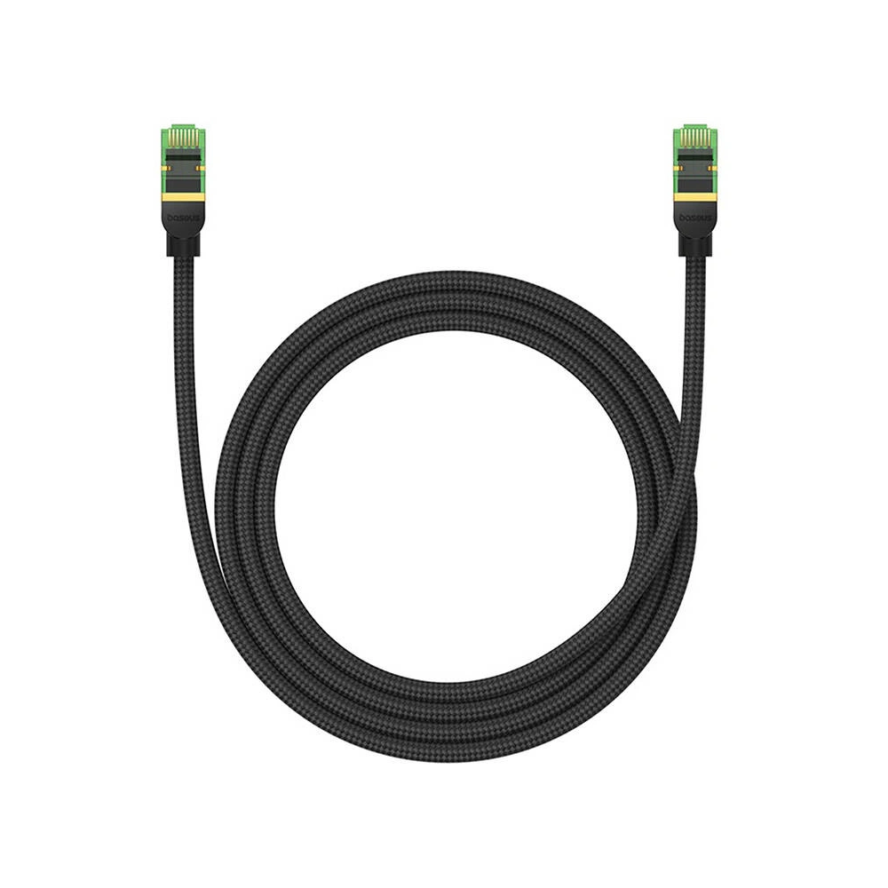 Hurtownia GSM - Netzwerkkabel Baseus im geflochtenen Kat. 8 Ethernet RJ45, 40Gbps, 1,5m (schwarz) - BSU4699 - {ean13} - Hurt