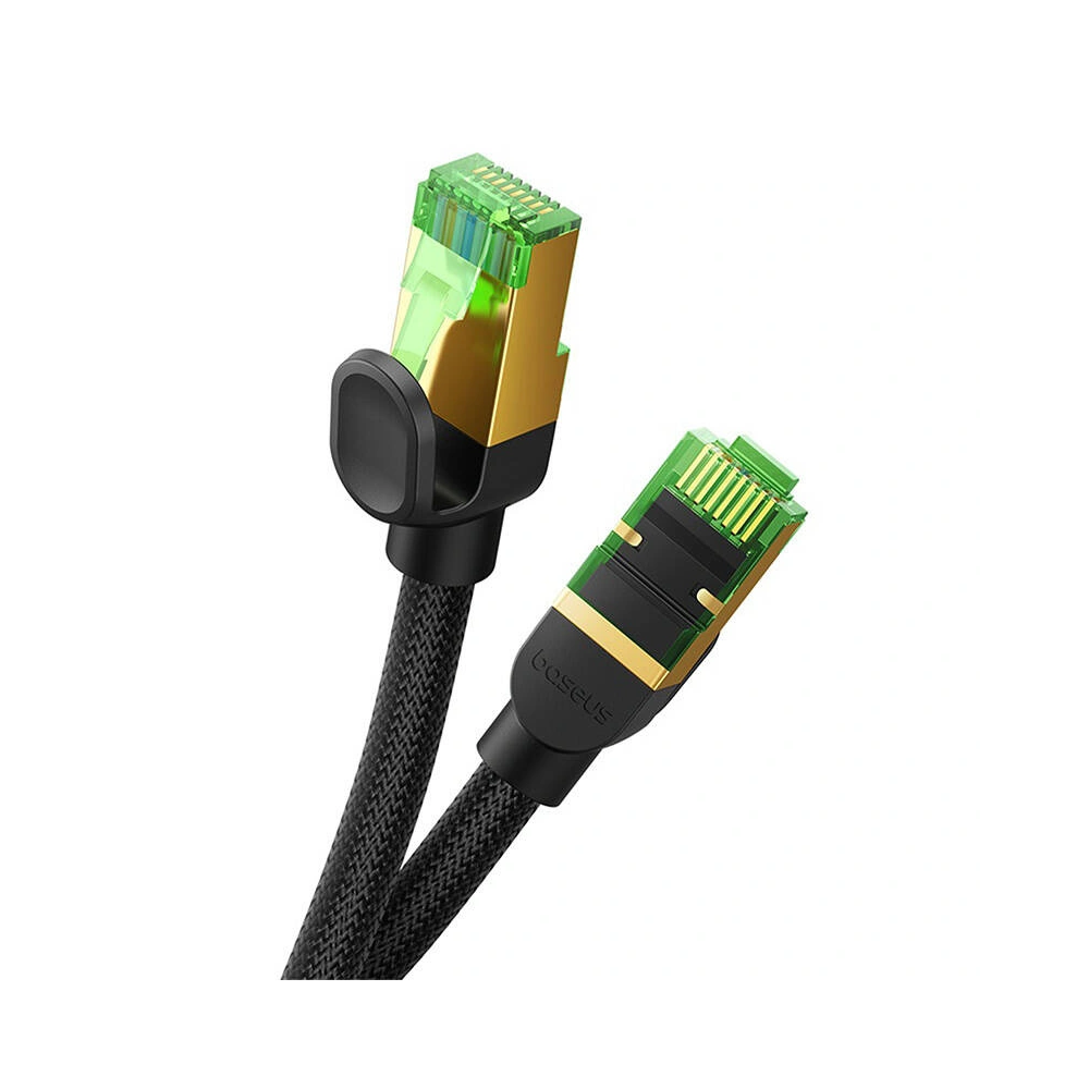 Hurtownia GSM - Netzwerkkabel Baseus im geflochtenen Kat. 8 Ethernet RJ45, 40Gbps, 1,5m (schwarz) - BSU4699 - {ean13} - Hurt