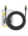 Kabel síťový Baseus v opletu kat. 8 Ethernet RJ45, 40Gbps, 2m (černý)