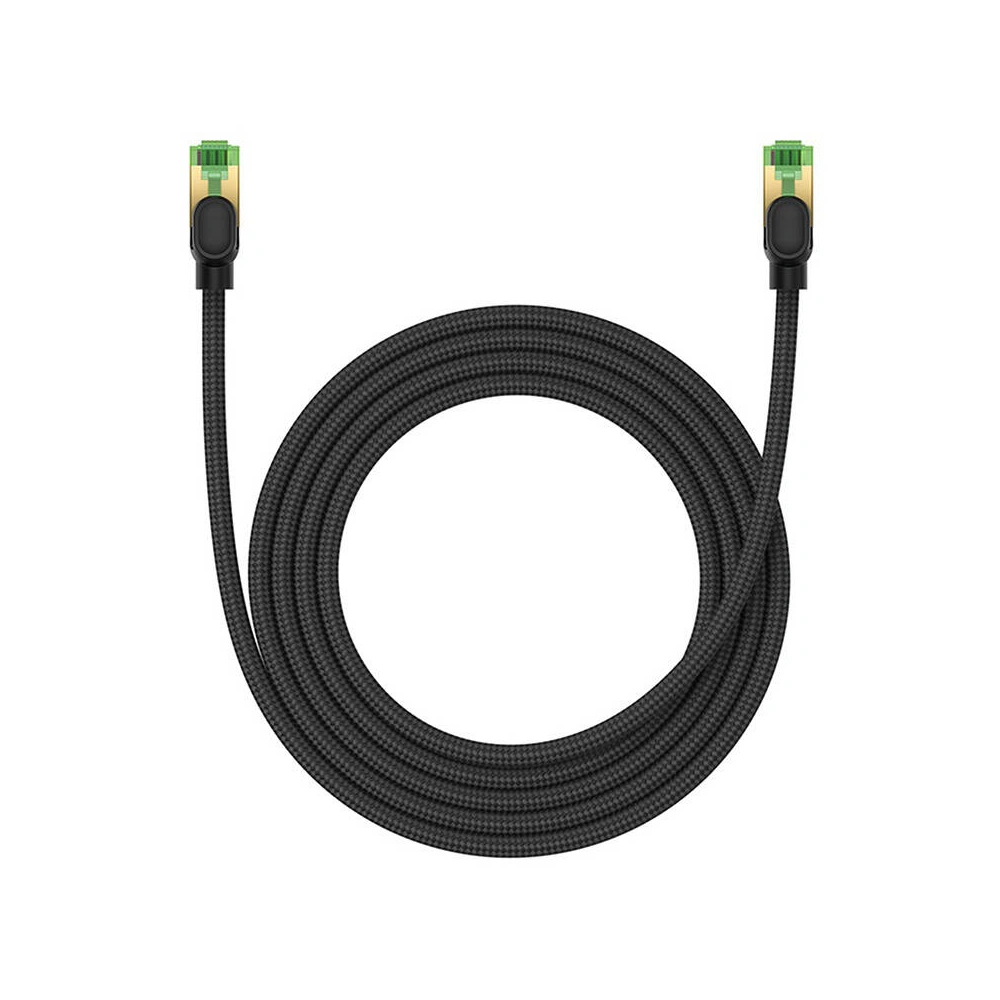 Hurtownia GSM - Netzwerkkabel Baseus im geflochtenen Kat. 8 Ethernet RJ45, 40Gbps, 2m (schwarz) - BSU4700 - {ean13} - Hurt
