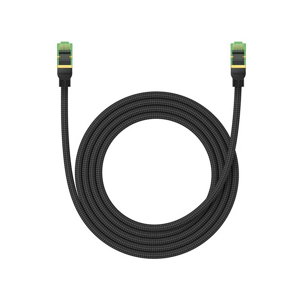 Hurtownia GSM - Netzwerkkabel Baseus im geflochtenen Kat. 8 Ethernet RJ45, 40Gbps, 2m (schwarz) - BSU4700 - {ean13} - Hurt