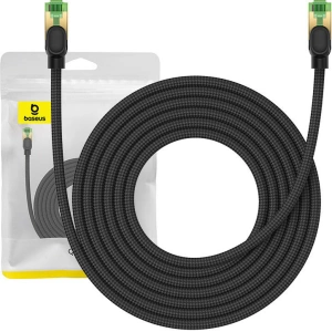Wholesale Baseus braided cat 8 Ethernet RJ45 network cable, 40Gbps, 5m (black) - BSU4702 - {ean13} - Hurt