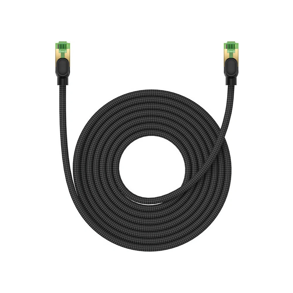 Hurtownia GSM - Cablul de rețea Baseus împletit cat. 8 Ethernet RJ45, 40Gbps, 8m (negru) - BSU4703 - {ean13} - Hurt