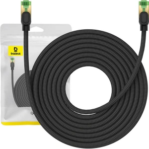 Wholesale Baseus braided cat 8 Ethernet RJ45 network cable, 40Gbps, 10m (black) - BSU4704 - {ean13} - Hurt
