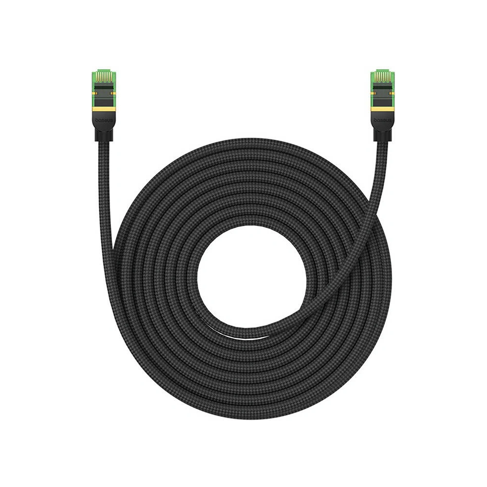 Hurtownia GSM - Netzwerkkabel Baseus im Gewebe Kat. 8 Ethernet RJ45, 40Gbps, 10m (schwarz) - BSU4704 - {ean13} - Hurt