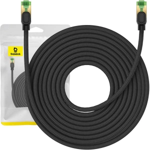 Wholesale Baseus braided cat 8 Ethernet RJ45 network cable, 40Gbps, 15m (black) - BSU4705 - {ean13} - Hurt
