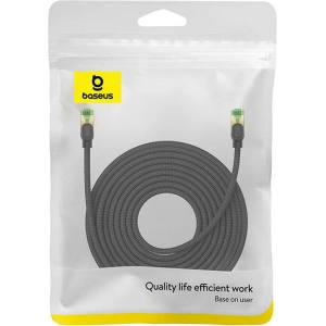Hurtownia GSM - Hálózati kábel Baseus kat. 8-as Ethernet RJ45, 40Gbps, 15m (fekete) - BSU4705 - {ean13} - Hurt